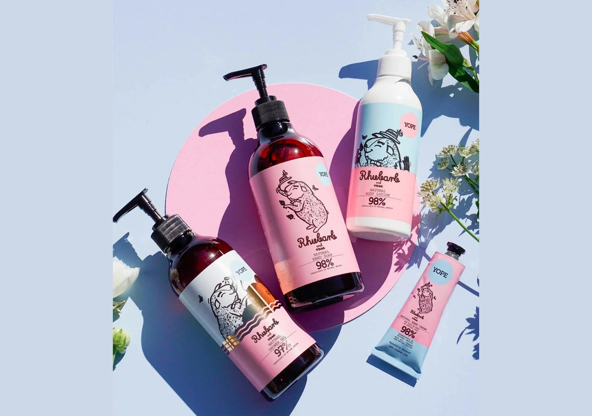 YOPE | Rhubarb and Rose Hand Cream - 50ml
