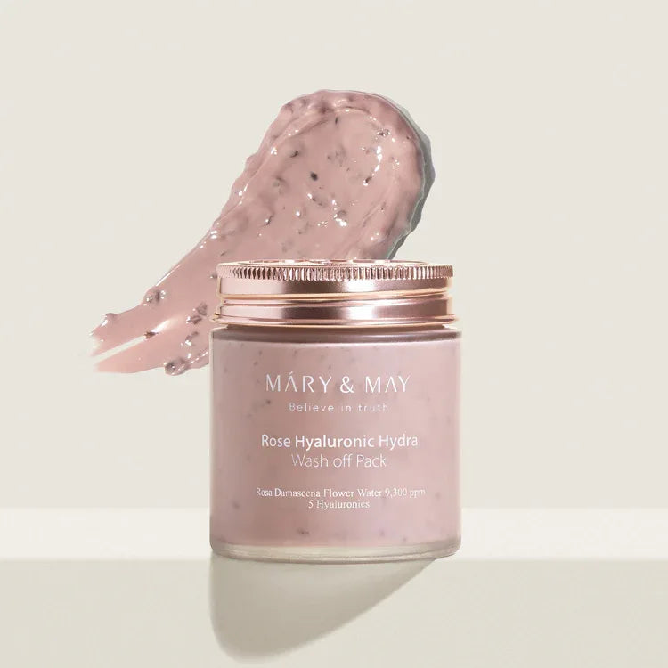 MARY & MAY | Rose Hyaluronic Hydra Wash‑Off Pack - InternationalCosmetic