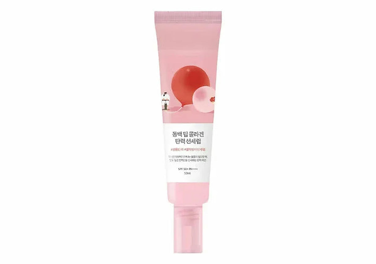ROUND LAB | Camellia Deep Collagen Firming Sun Serum SPF50+ - 50 ml