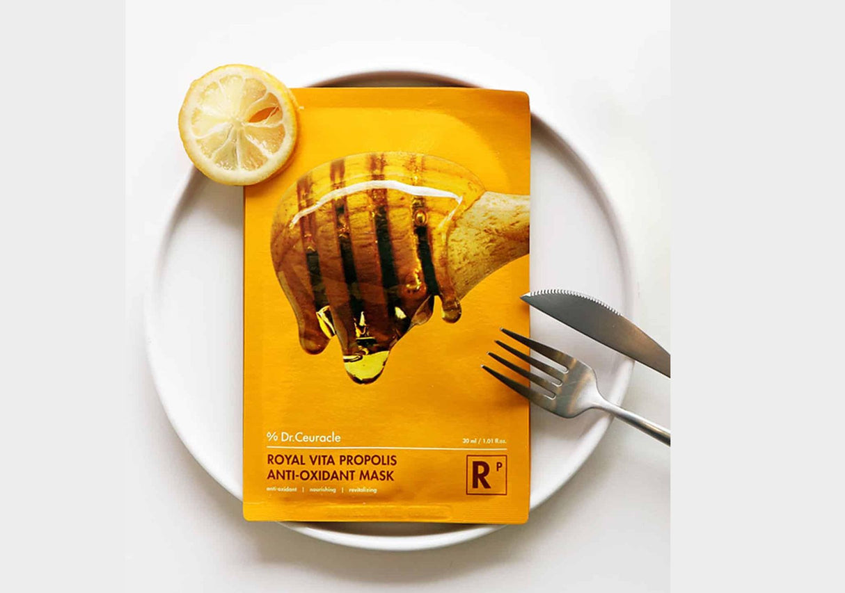 DR. CEURACLE | Royal Vita Propolis Anti-Oxidant Mask - 1ud