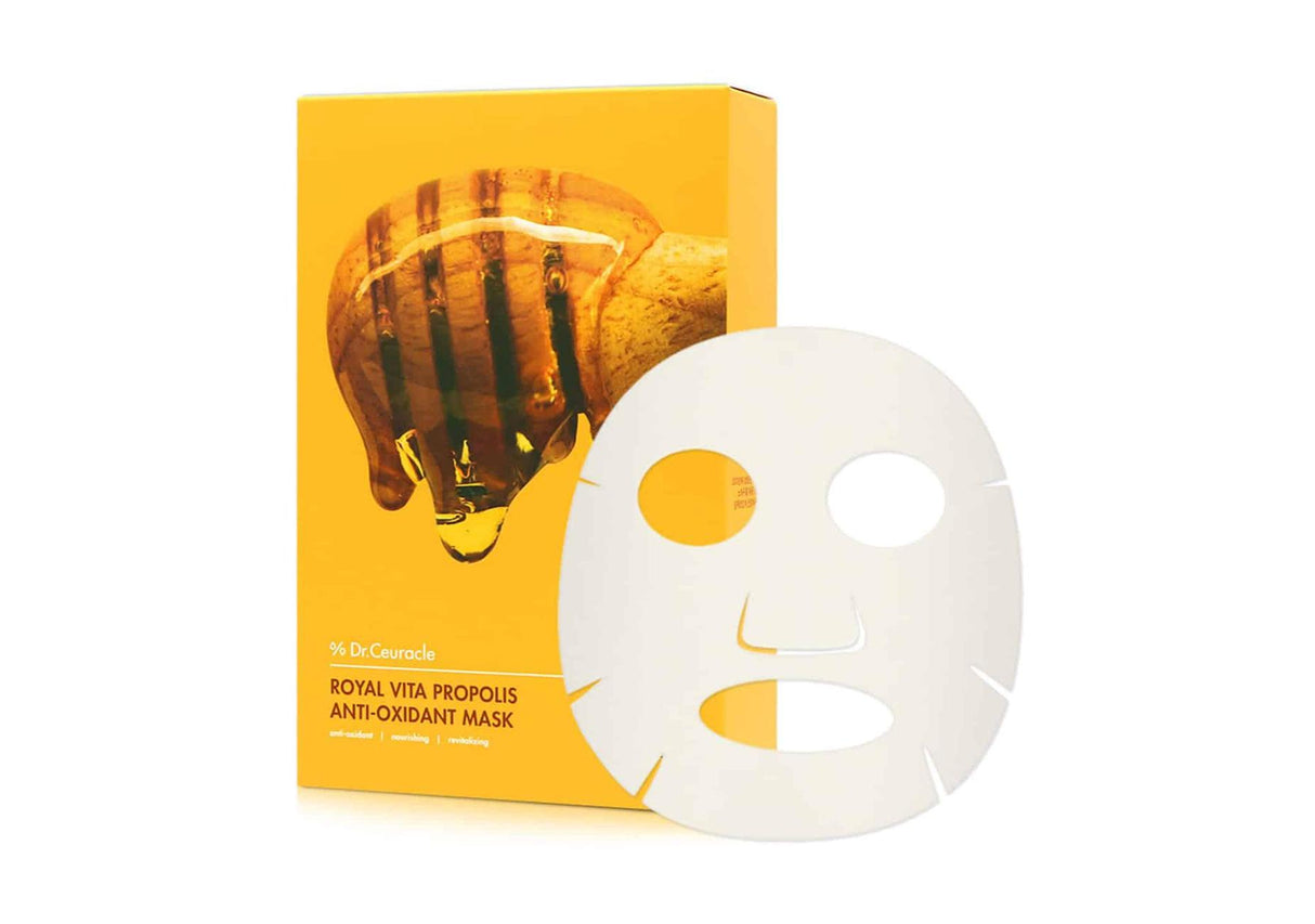 DR. CEURACLE | Royal Vita Propolis Anti-Oxidant Mask - 1ud