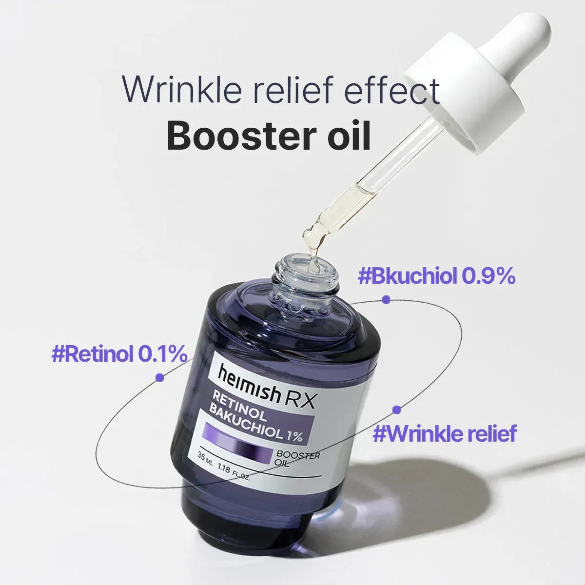 HEIMISH | Rx Retinol Bakuchiol 1% Booster Oil - 35ml - InternationalCosmetic