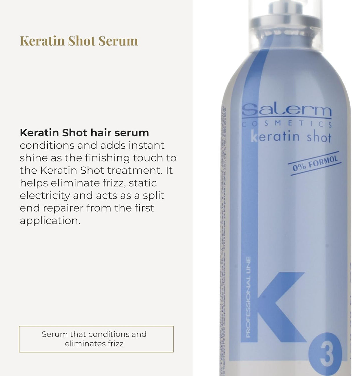 SALERM | Keratin Shot Sérum - 100ml