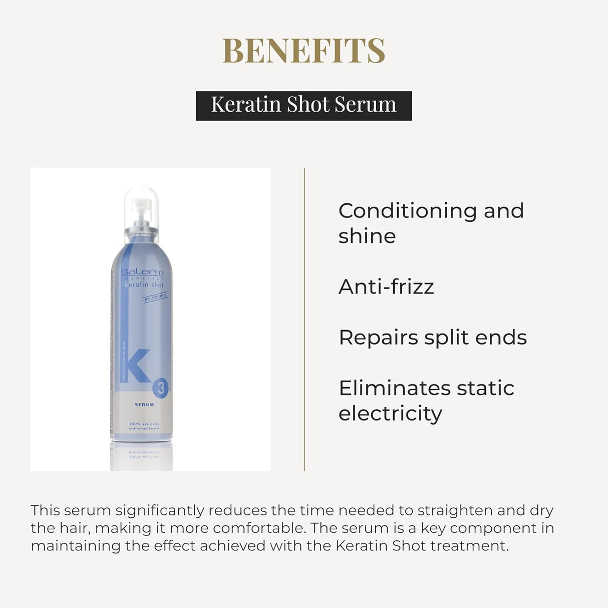 SALERM | Keratin Shot Sérum - 100ml