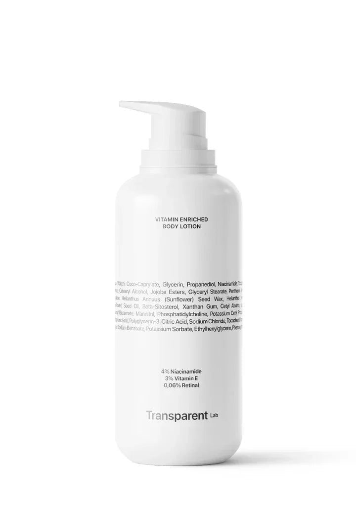 TRANSPARENT LAB | Vitamin Enriched Body Lotion - 400ml - InternationalCosmetic