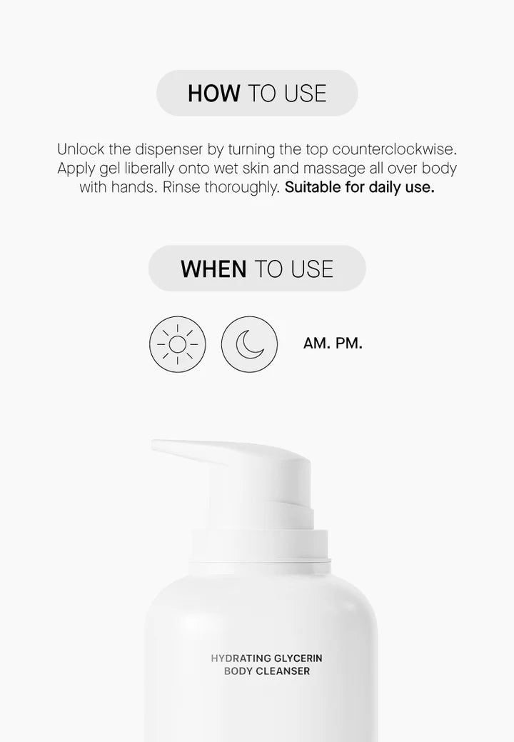 TRANSPARENT LAB | Hydrating Glycerin Body Cleanser - 400ml