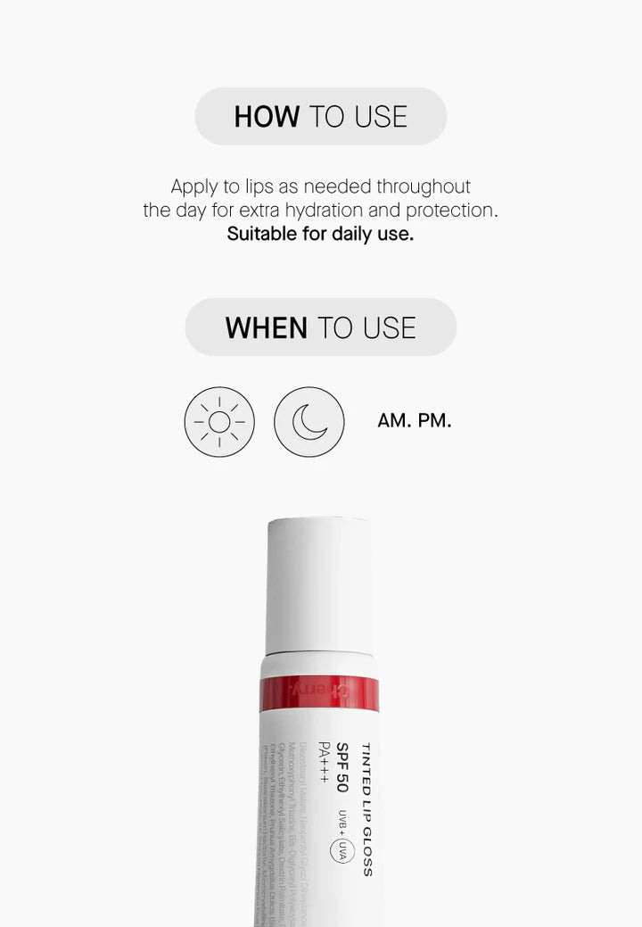 TRANSPARENT LAB | Tinted Lip Gloss SPF 50 - 15ml