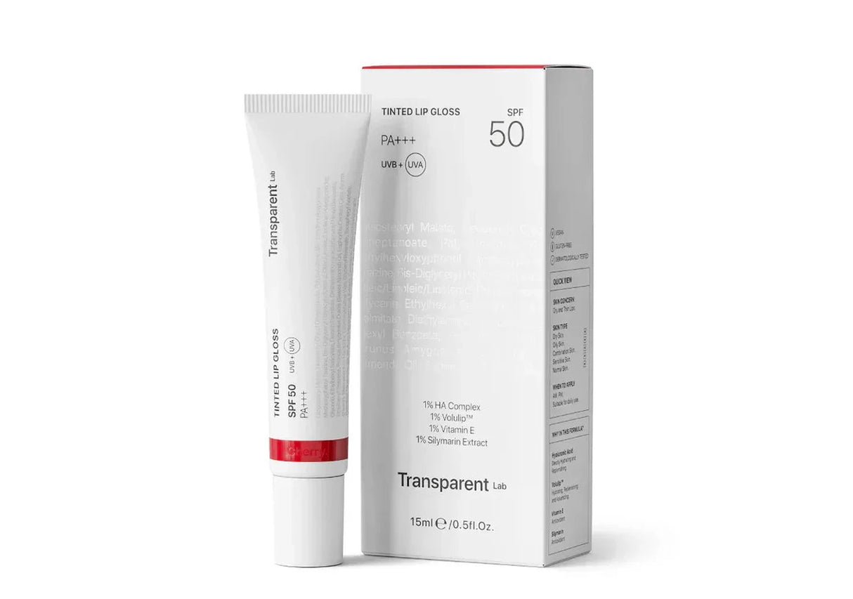 TRANSPARENT LAB | Tinted Lip Gloss SPF 50 - 15ml