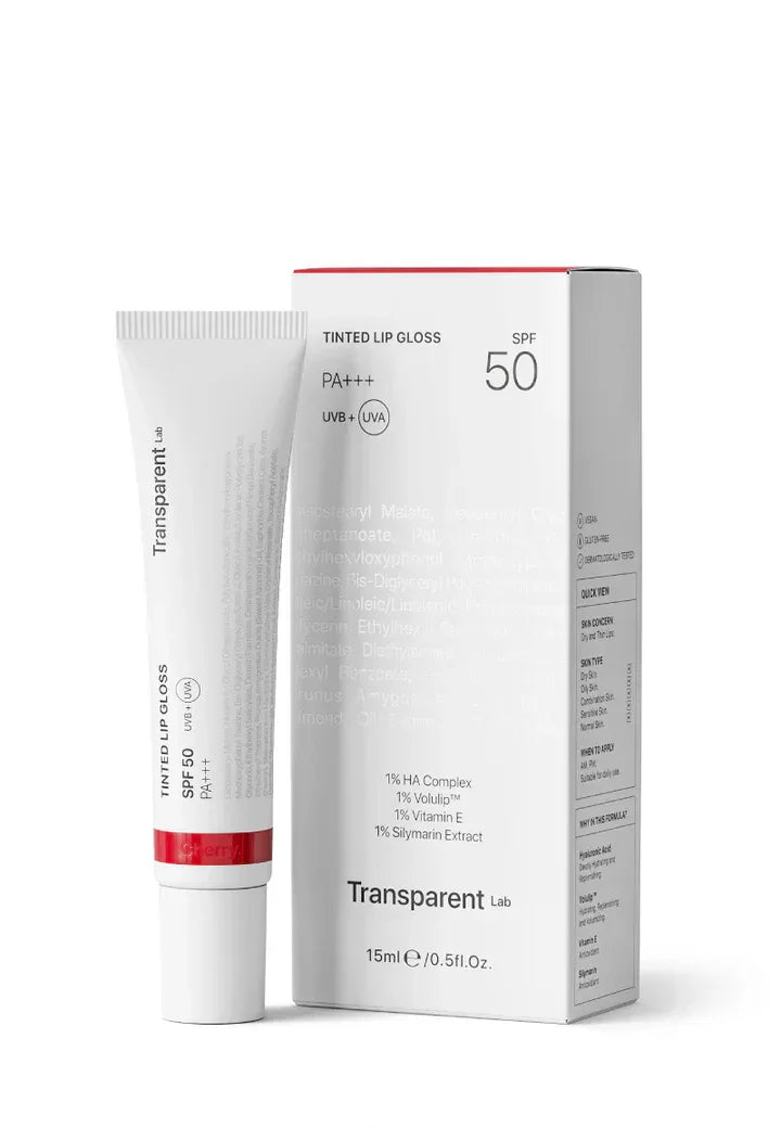 TRANSPARENT LAB | Tinted Lip Gloss SPF 50 - 15ml - InternationalCosmetic