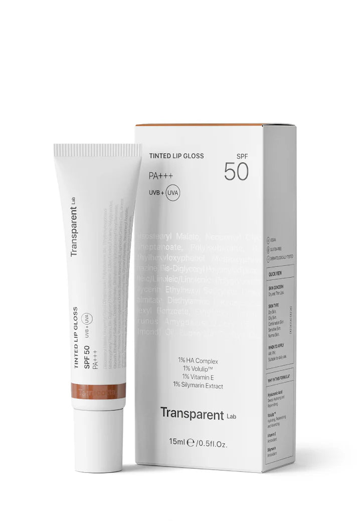 TRANSPARENT LAB | Tinted Lip Gloss SPF 50 - 15ml