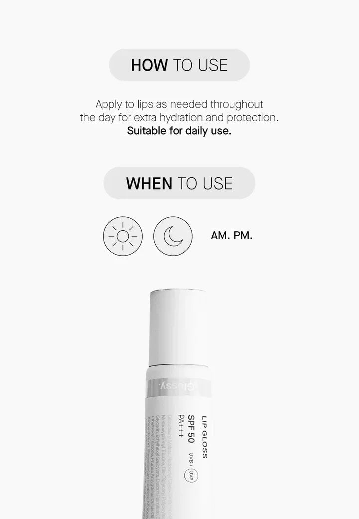 TRANSPARENT LAB | Tinted Lip Gloss SPF 50 - 15ml - InternationalCosmetic