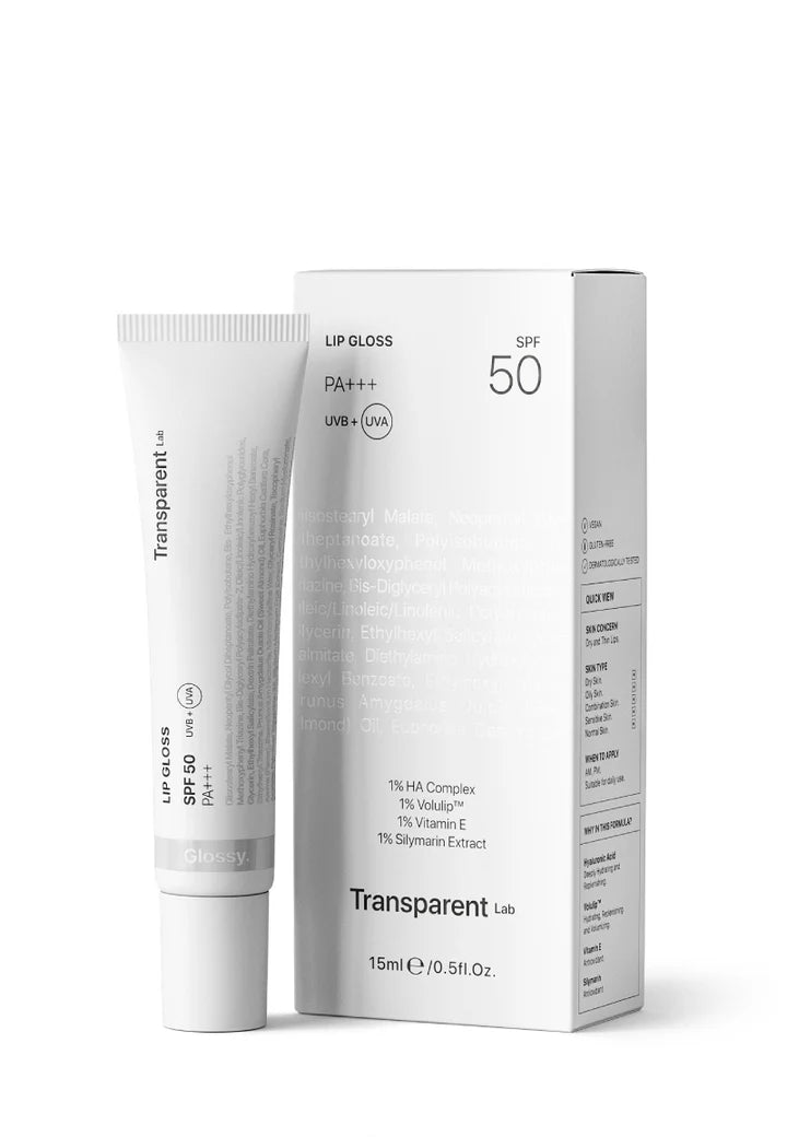 TRANSPARENT LAB | Tinted Lip Gloss SPF 50 - 15ml