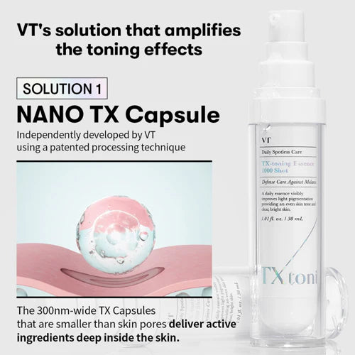VT COSMETICS | TX-Toning Essence 1000 Shot - 30ml