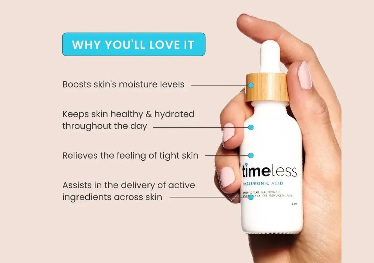 TIMELESS | Hyaluronic acid 100% Pure - 30ml - InternationalCosmetic