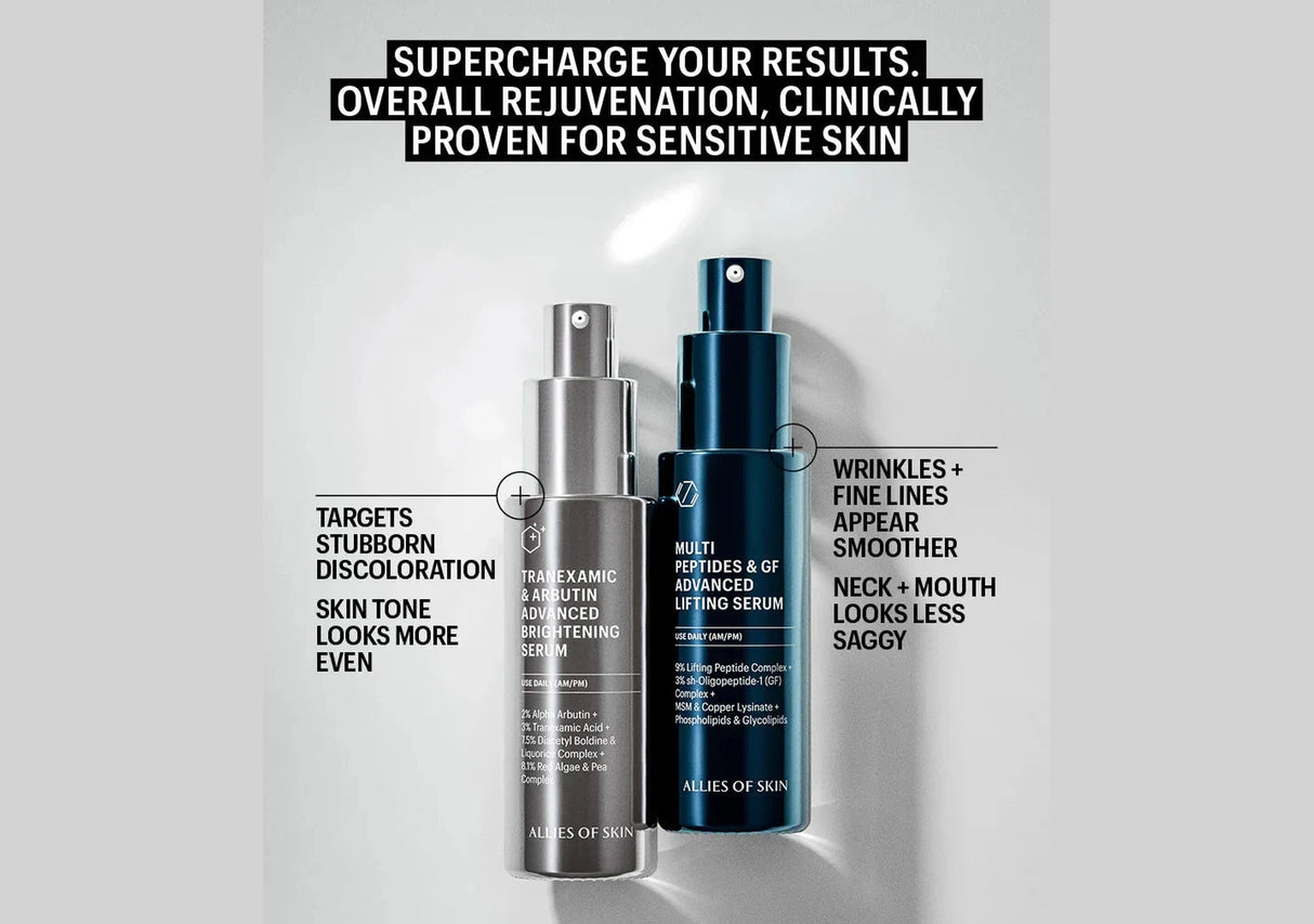 ALLIES OF SKIN | Tranexamic & Arbutin Advanced Brightening Serum - 30ml - InternationalCosmetic