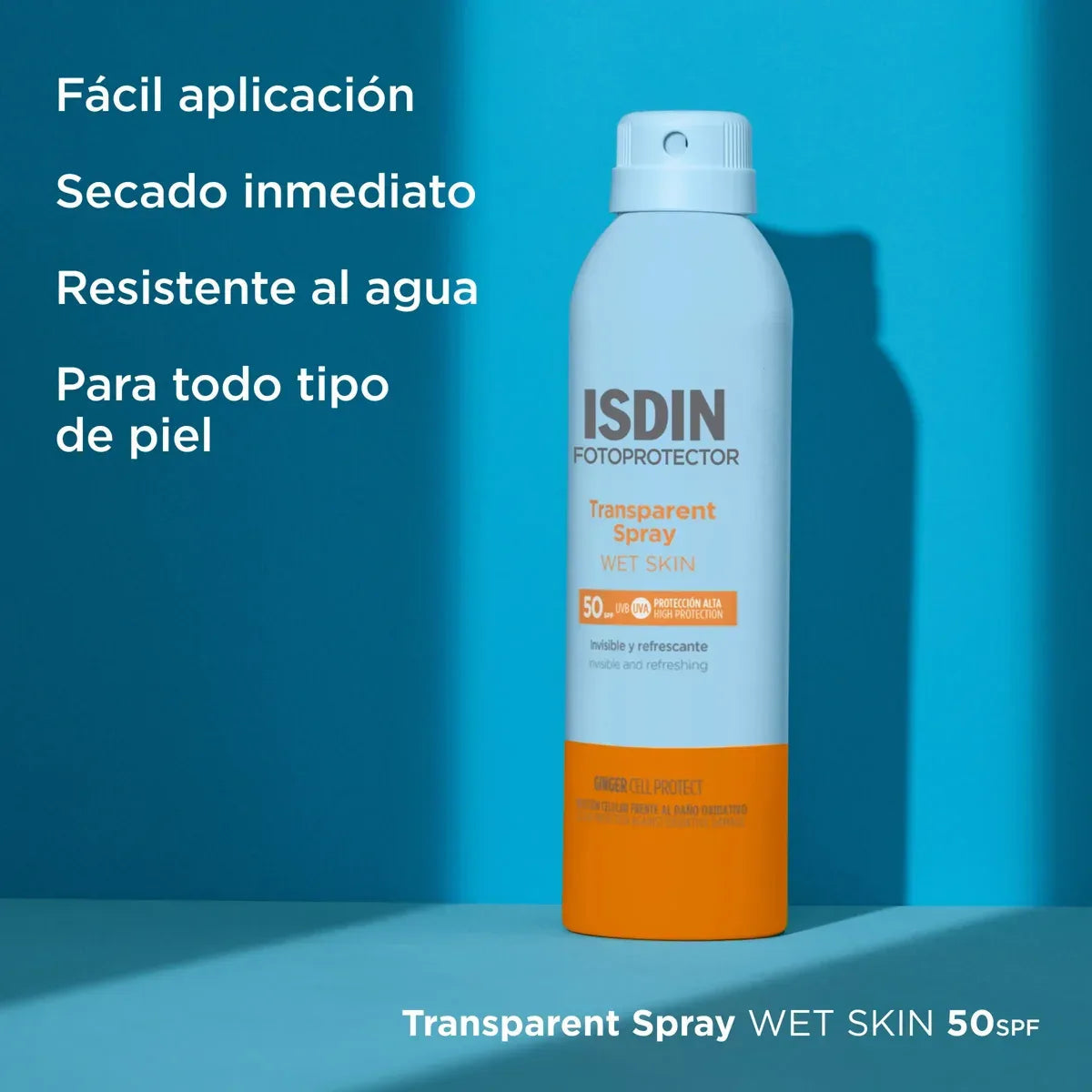 ISDIN | Transparent Spray Wet Skin SPF 50 - 250ml - InternationalCosmetic