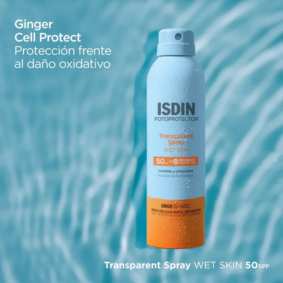 ISDIN | Transparent Spray Wet Skin SPF 50 - 250ml - InternationalCosmetic