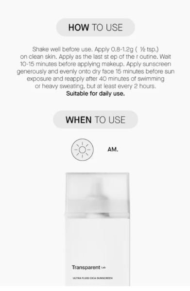 Oil Control Ultra Fluid Cica Sunscreen