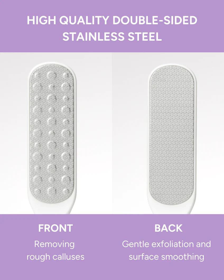 BAREN | Callus Remover Kit for Feet: Foot File & Peeling Foot Spray