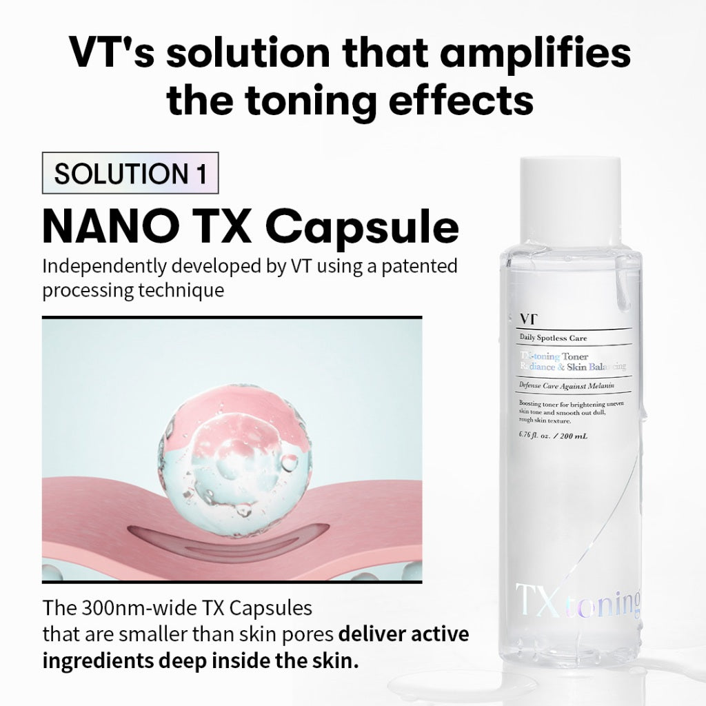VT COSMETICS | TX-Toning Toner - 200ml