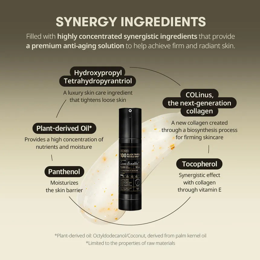 VT COSMETICS | Black Truffle Reedle Shot 100- 50ml