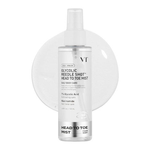 VT COSMETICS | Glycolic Acid Reedle Shot Head To Toe Mist - 120ml