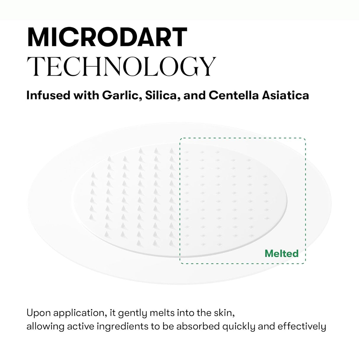 VT COSMETICS | Garlic AC Reedle Shot Point Patch - 9ud