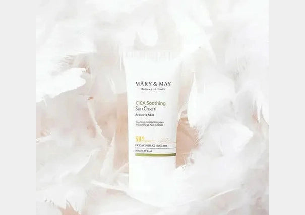 MARY & MAY | Vegan Cica Soothing Sun Cream SPF50+ - InternationalCosmetic