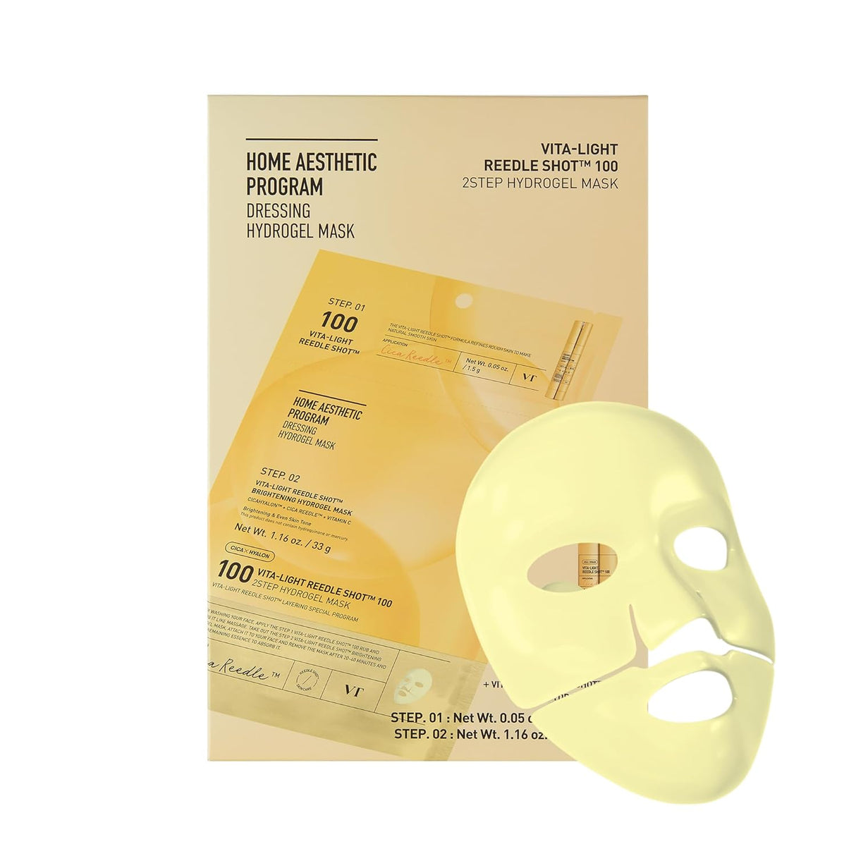VT COSMETICS | Vita-Light Reedle Shot 100 2step Hydrogel mask