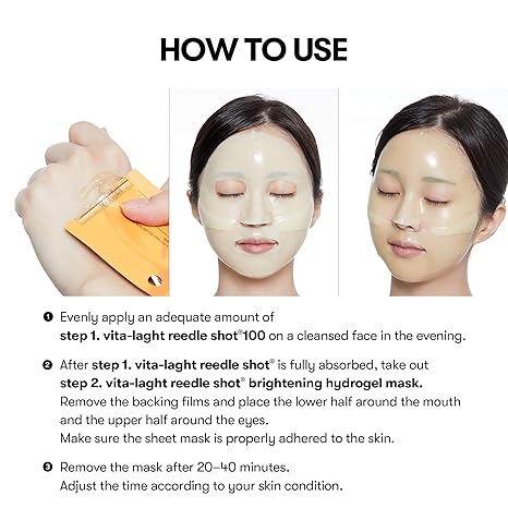 VT COSMETICS | Vita-Light Reedle Shot 100 2step Hydrogel mask