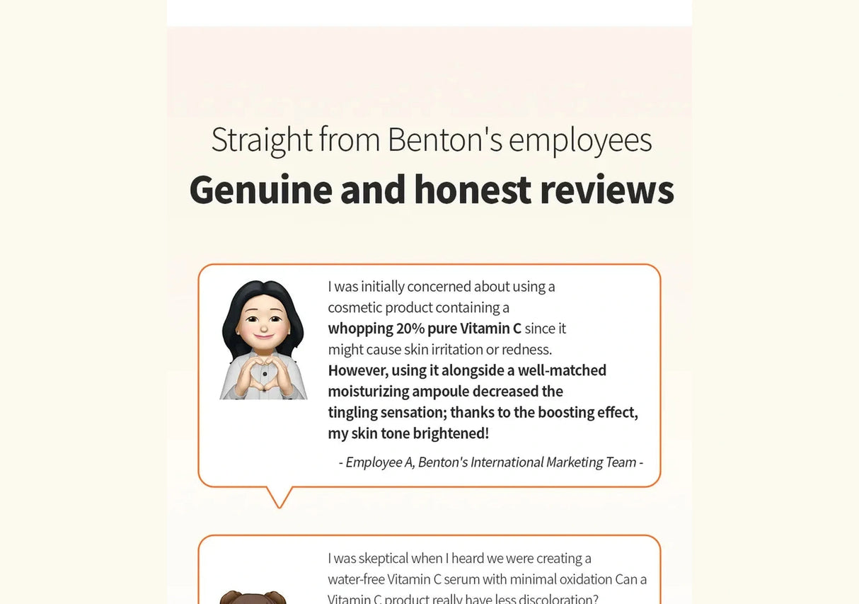 BENTON | Vitamin C Serum 20% - 30ml