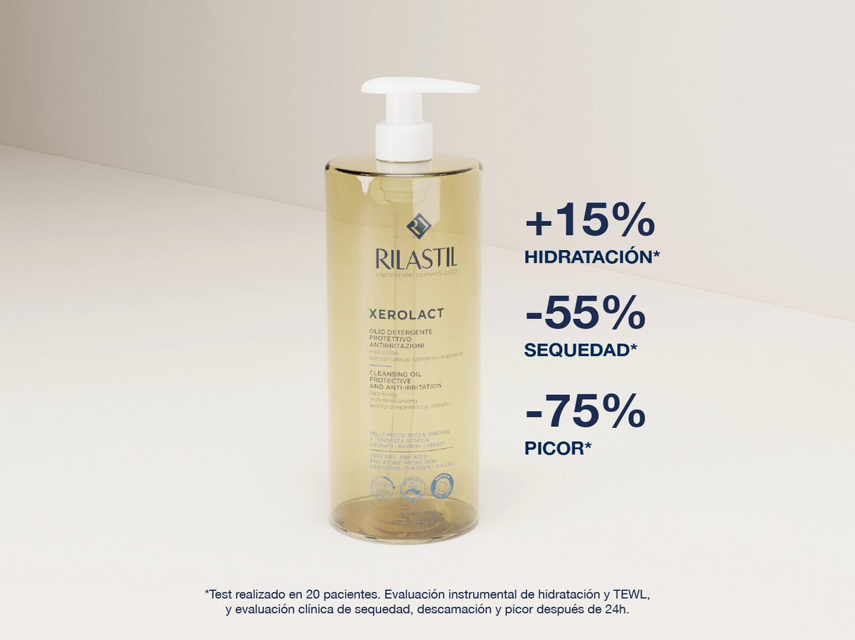 RILASTIL | Xerolact Aceite de Ducha Limpiador - 1 L