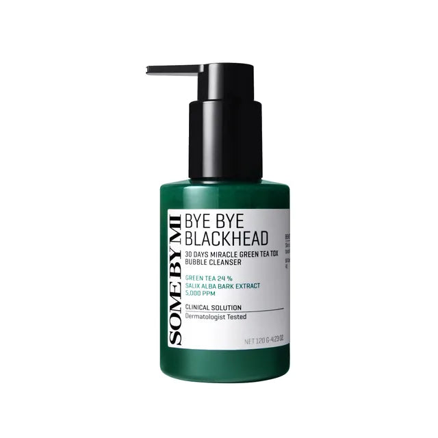 SOME BY MI | Bye Bye Blackhead 30 Days Milacle Green Tea Tox Bubble Cleanser - 120ml