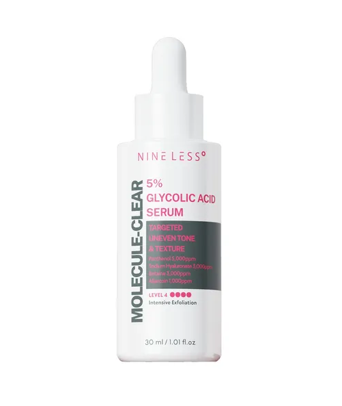 NINE LESS | 5% Glycolic Acid Serum - 30 ml