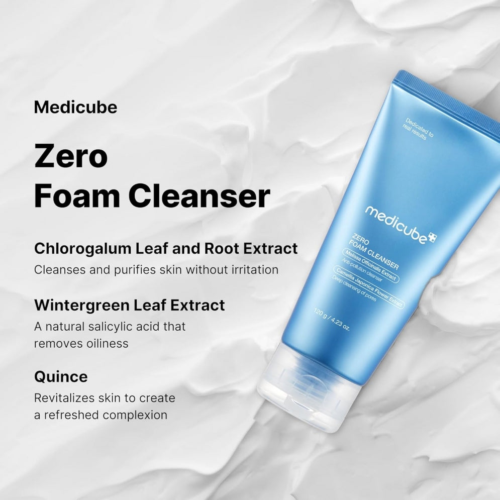 MEDICUBE | Zero Foam Cleanser - 120 gr