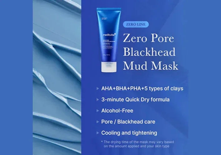 MEDICUBE | Medicube Zero Pore Blackhead Mud Mask - 100 gr - InternationalCosmetic