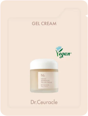 DR. CEURACLE | Muestra - Vegan Kombucha Tea Gel Cream - 2ml - InternationalCosmetic