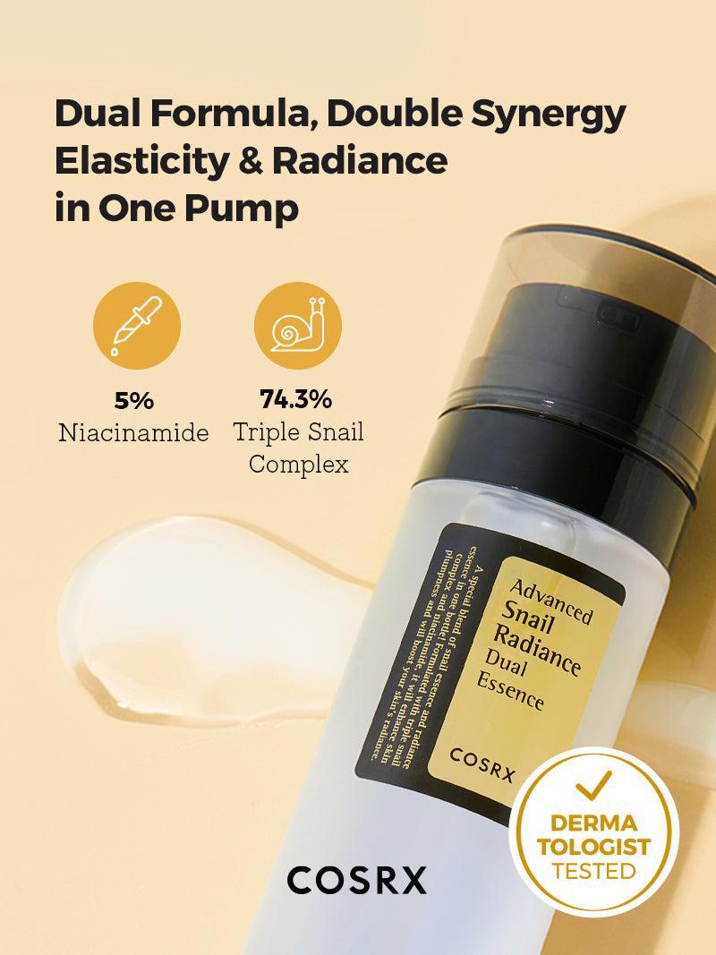 COSRX | Advanced Snail Radiance Dual Essence - 80ml