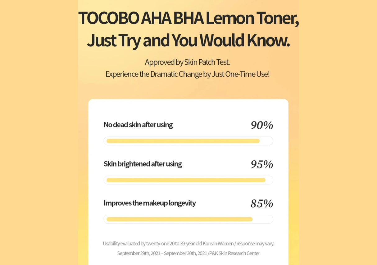 TOCOBO | AHA BHA Lemon Toner