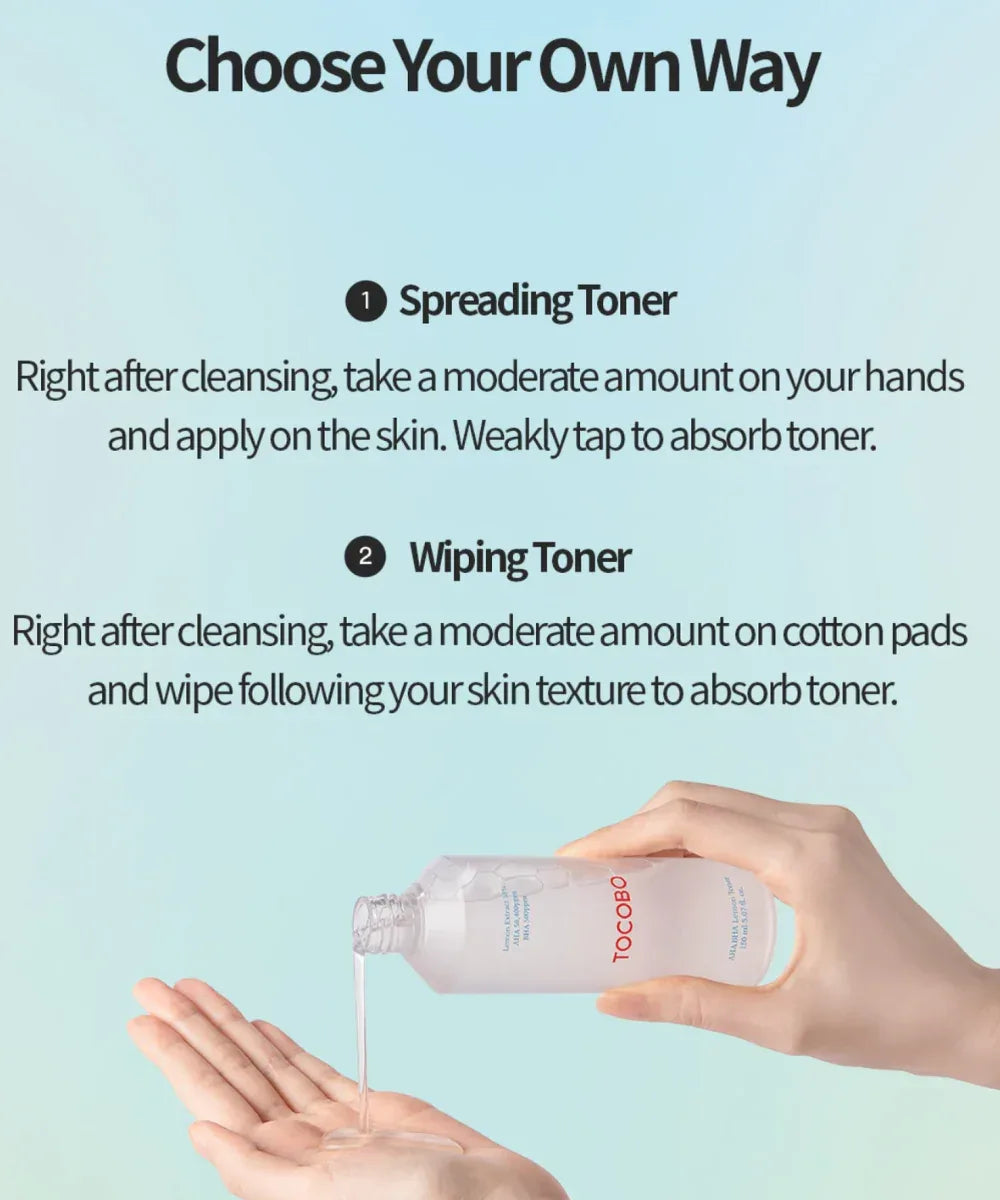 TOCOBO | AHA BHA Lemon Toner - InternationalCosmetic
