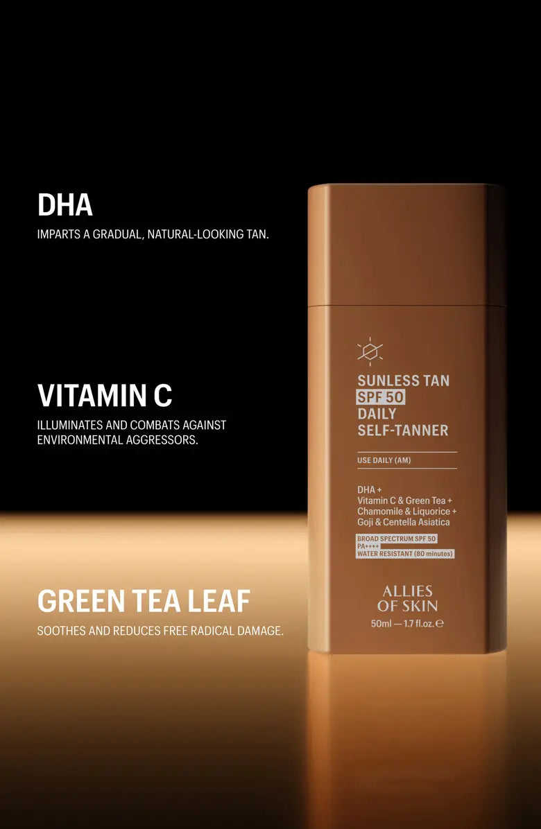 ALLIES OF SKIN | Sunless Tan SPF 50 Daily Self Tanner - 50ml