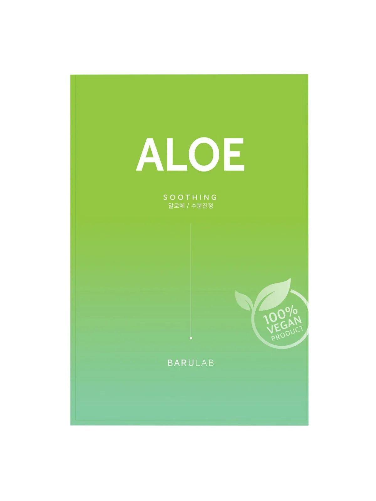 BARULAB | The Clean Vegan Mask – Aloe - 1ud - InternationalCosmetic