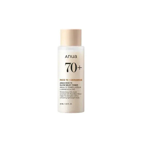 ANUA | Rice 70 Glow Milky Toner- 40ml - Mini - InternationalCosmetic