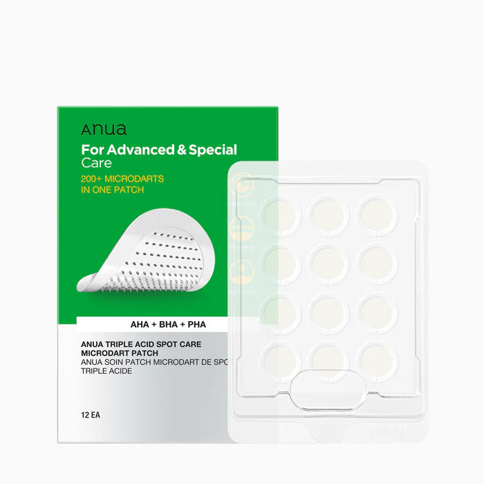 ANUA | Triple Acid Spot Care Microdart Patch 12 uds