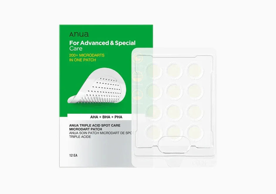 ANUA | Triple Acid Spot Care Microdart Patch 12 uds - InternationalCosmetic