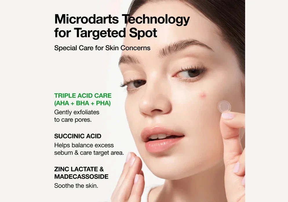 ANUA | Triple Acid Spot Care Microdart Patch 12 uds - InternationalCosmetic