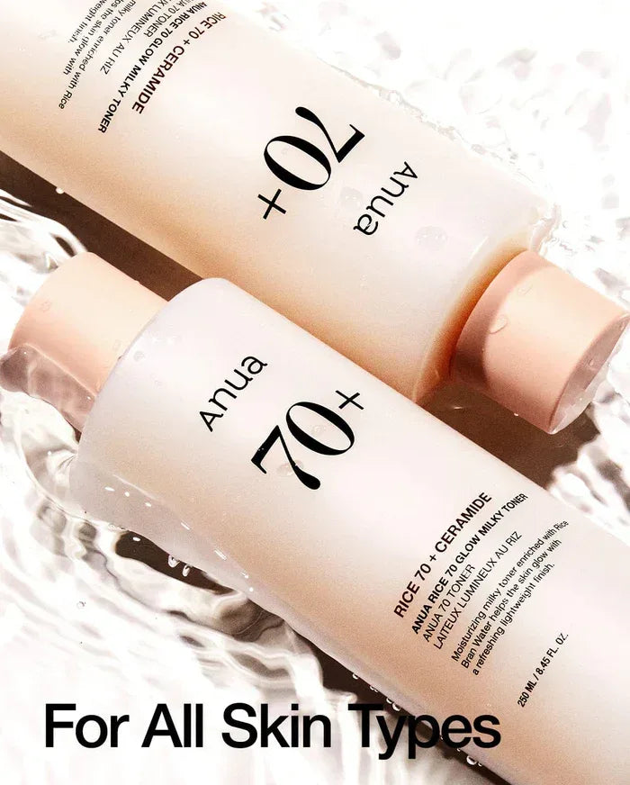 ANUA | Rice 70 Glow Milky Toner- 40ml - Mini - InternationalCosmetic