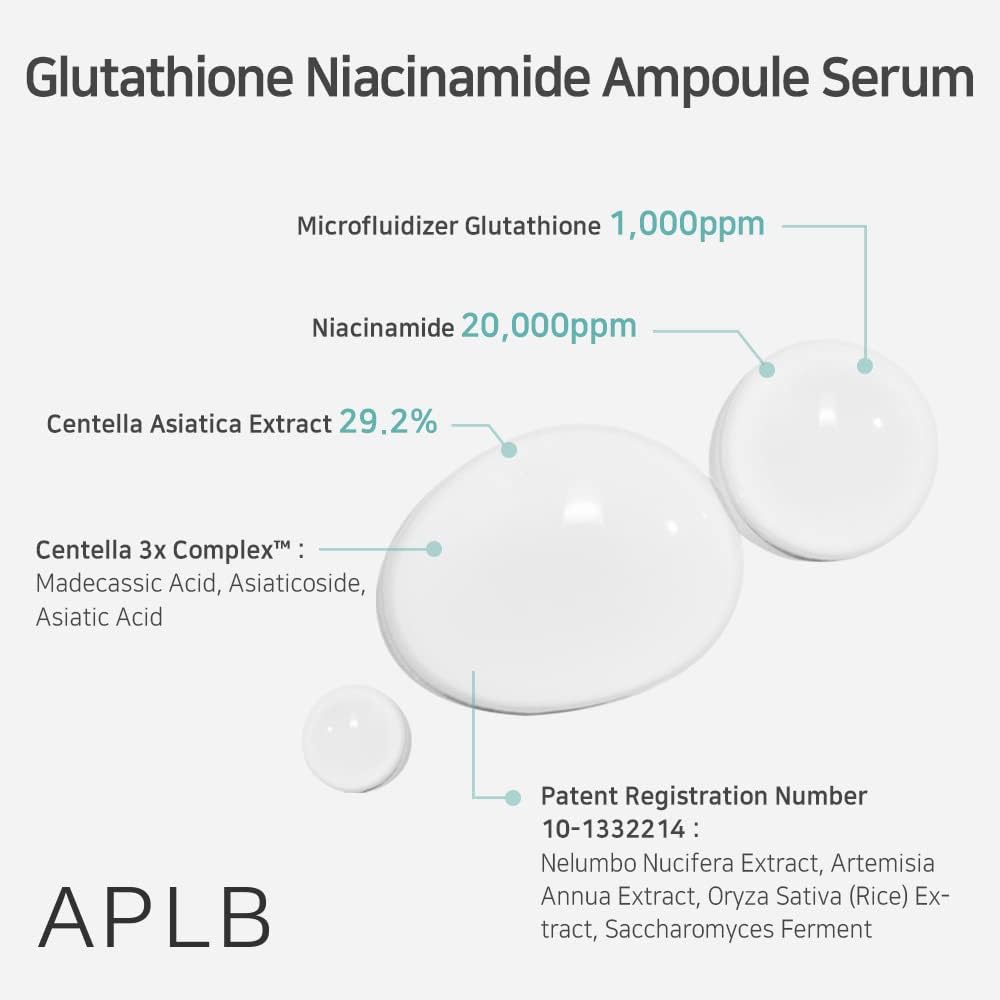 APLB | Glutathione Niacinamide Ampoule Serum - 40ml