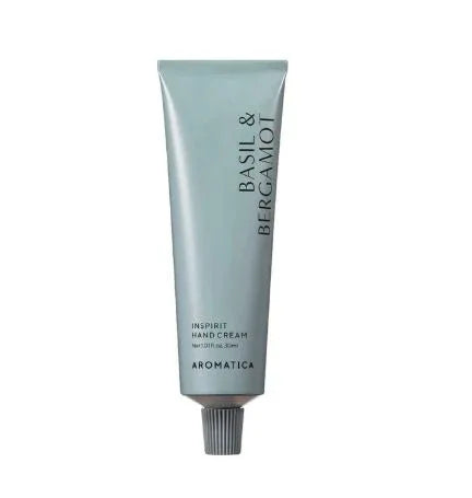 AROMATICA | Inspirit Hand Cream Basil & Bergamot - 30ml - InternationalCosmetic