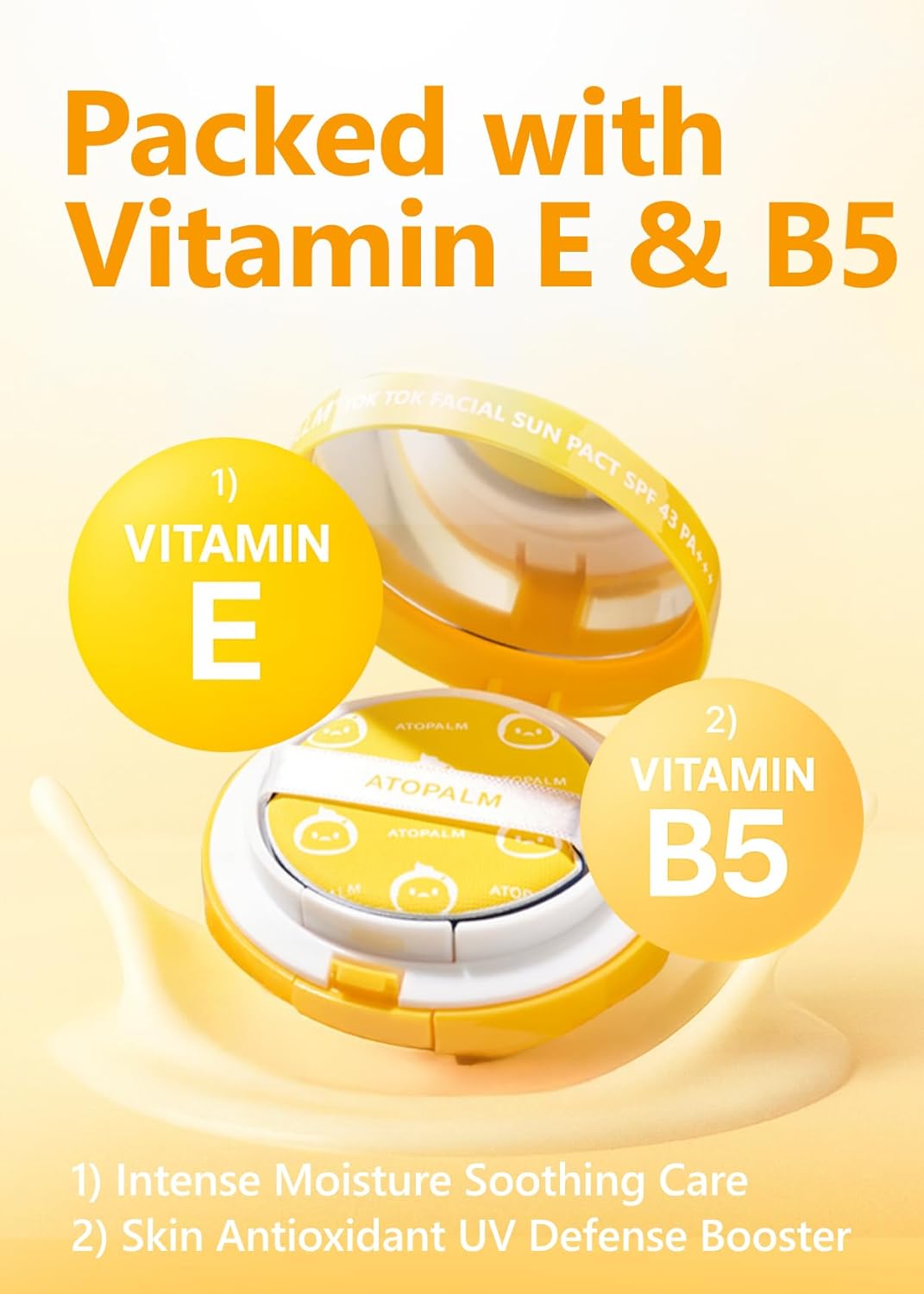 ATOPALM | Tok Tok Facial Sun Pact SPF43 - 15gr